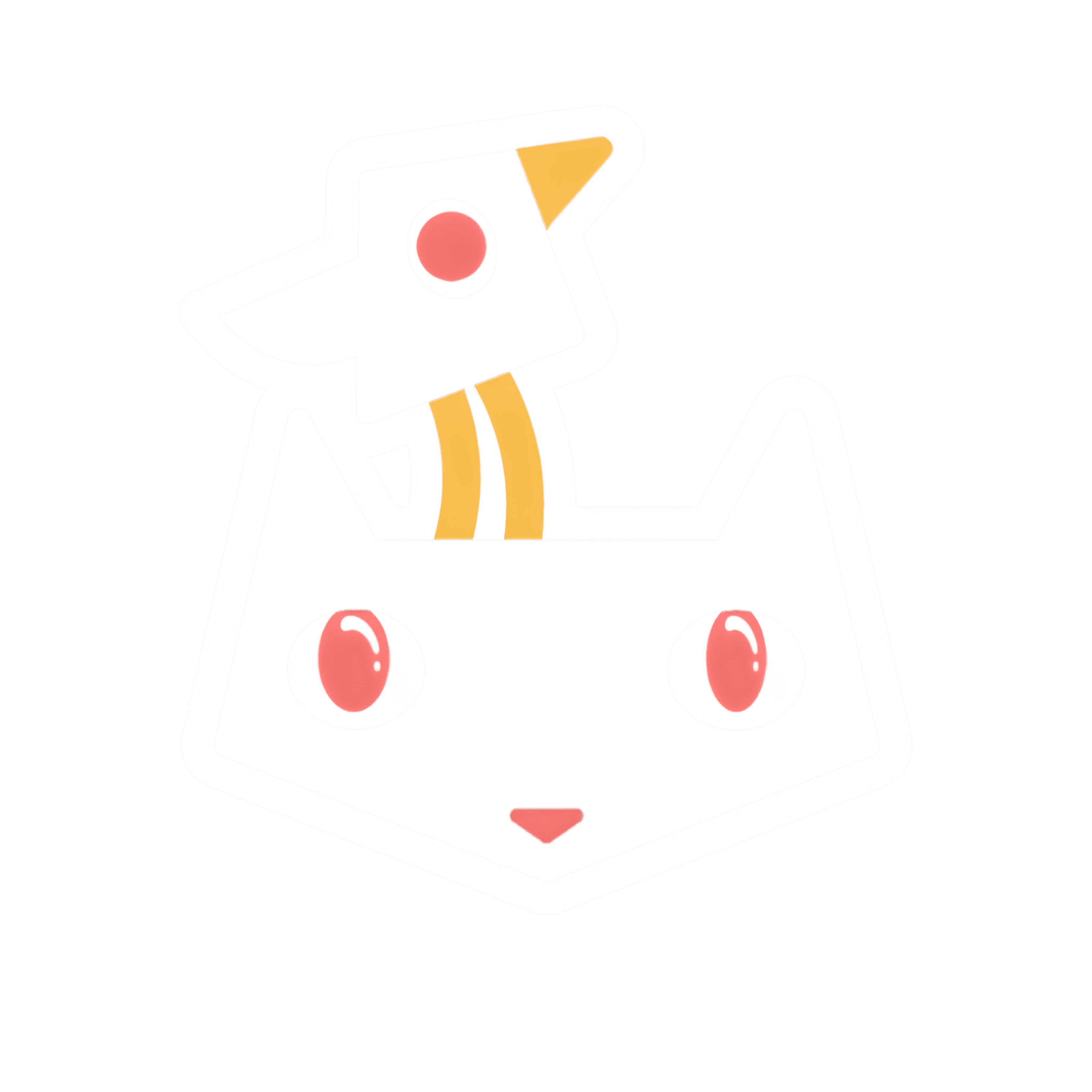 Person peeking from behind laptop